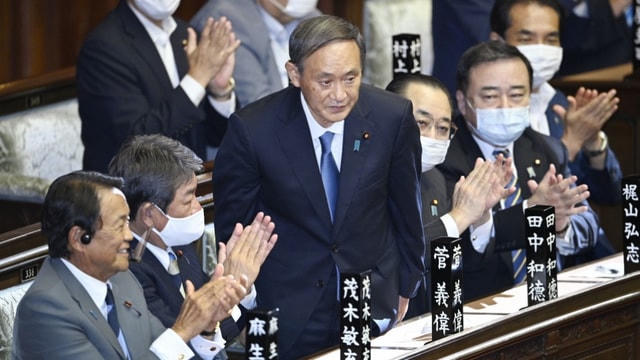 Tân Thủ tướng Nhật Bản Suga Yoshihide (Ảnh: Kyodo).