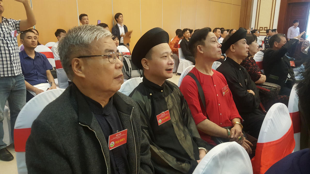 Đại diện cộng đồng thực hành tín ngưỡng ở Nam Định tham dự Đại hội