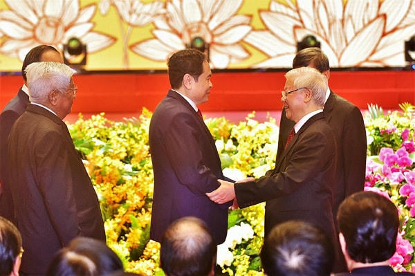 Tổng Bí thư, Chủ tịch nước Nguyễn Phú Trọng khẳng định: Dưới sự lãnh đạo của Đảng, Mặt trận Dân tộc Thống nhất Việt Nam, nay là Mặt trận Tổ quốc Việt Nam đã phát huy sức mạnh dân tộc, kết hợp với sức mạnh thời đại, góp sức đưa con thuyền cách mạng Việt Nam đi từ thắng lợi này đến thắng lợi khác.