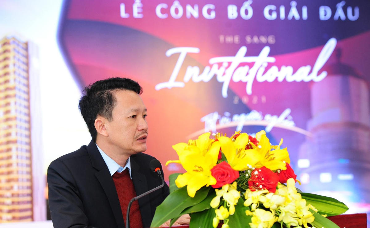 Ông Trần Quang Minh, Phó Chủ tịch Ủy ban MTTQ Việt Nam tỉnh Quảng Bình phát biểu tại buổi lễ.