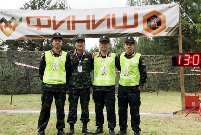 Các đội của Việt Nam giành thành tích cao tại Army Games 2020