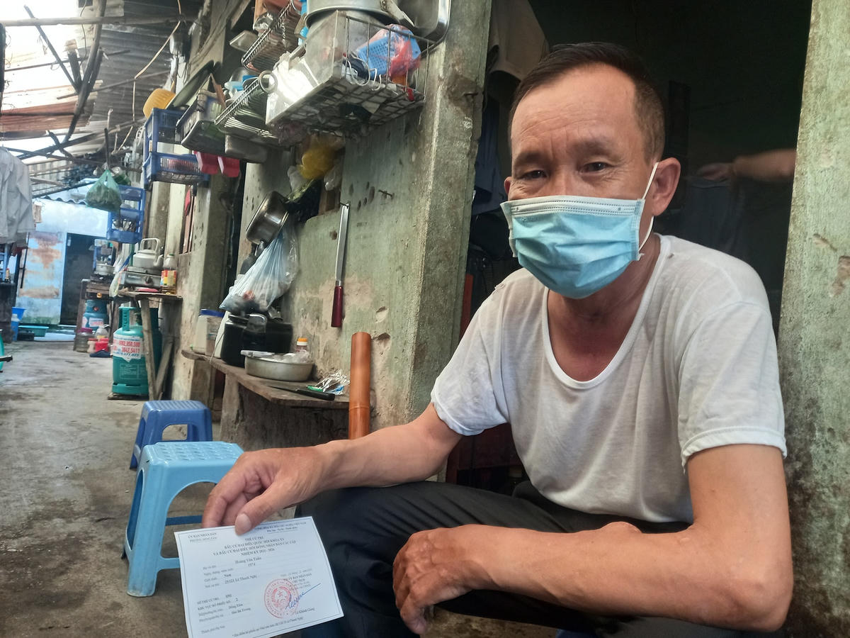 Ông Hoàng Văn Tuấn phấn khởi và cho biết đã nắm bắt được thông tin để lựa chọn người xứng đáng, đủ đức, đủ tài.