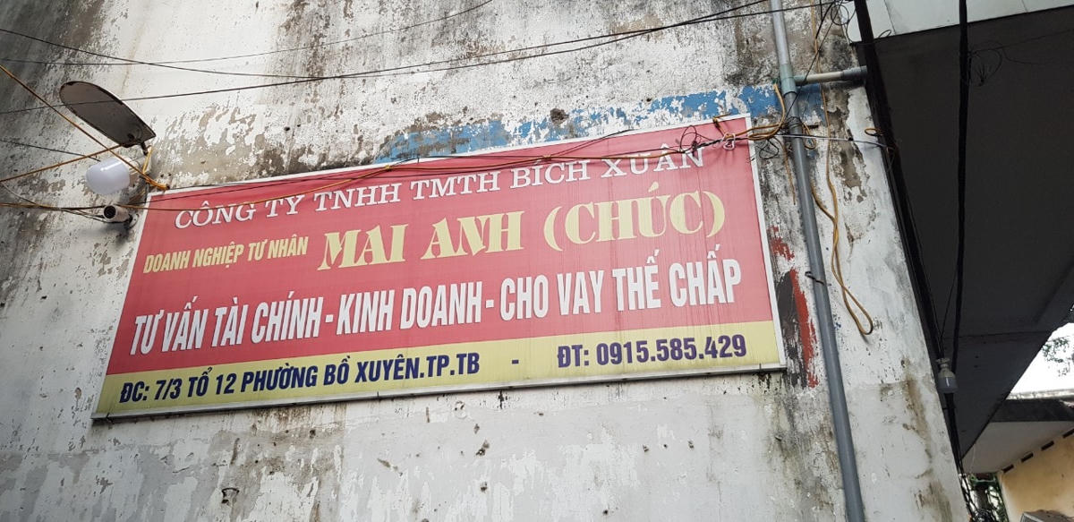 Công ty của Chúc "Nhị" bị cho ra núp bóng doanh nghiệp để hoạt động "tín dụng đen"