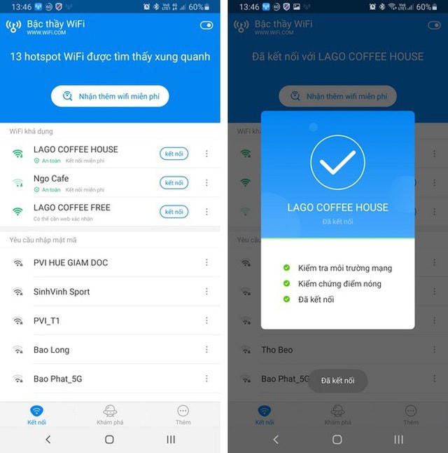 Cách tìm kiếm sử dụng mạng WiFi miễn phí ở bất kỳ đâu