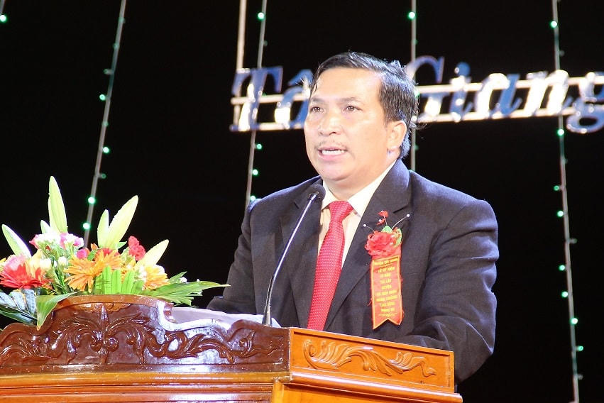 Ông Bh’riu Liếc, Bí thư Huyện ủy Tây Giang, tỉnh Quảng Nam.