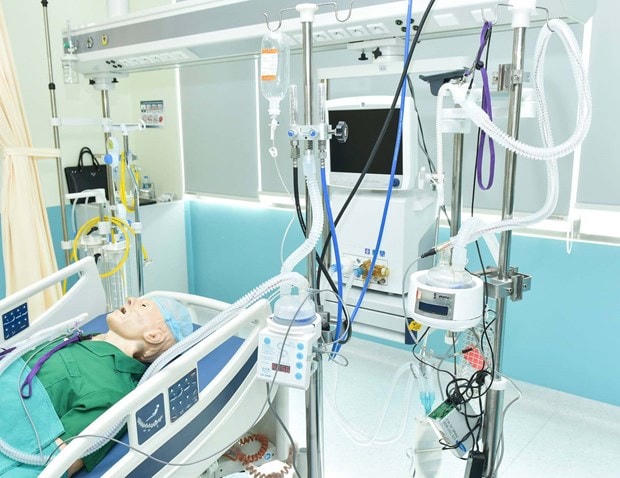 Máy oxy dòng cao ký hiệu BKVM-HF1. Ảnh: PV/Vietnam+.  