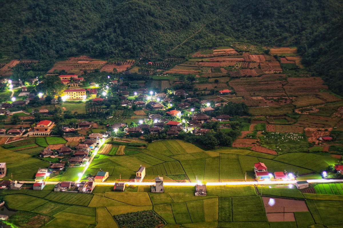 Vẻ đẹp trung tâm thị trấn Bắc Sơn.