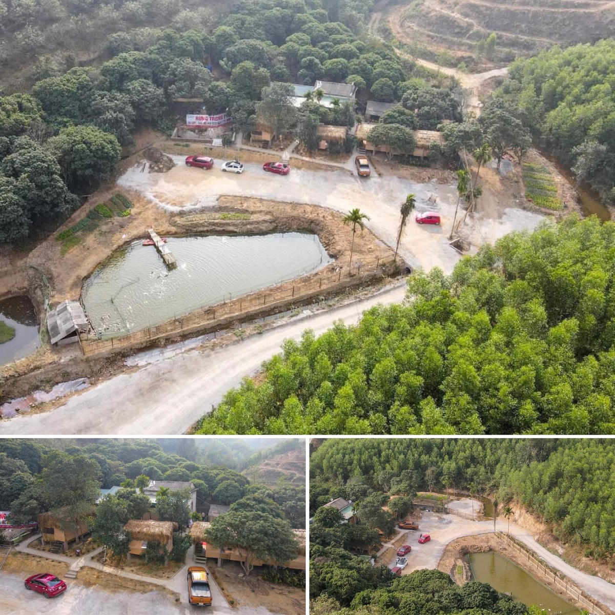 Hình ảnh "Rừng Trong Phố" nhìn từ trên cao theo bài đăng giới thiệu trên mạng xã hội.