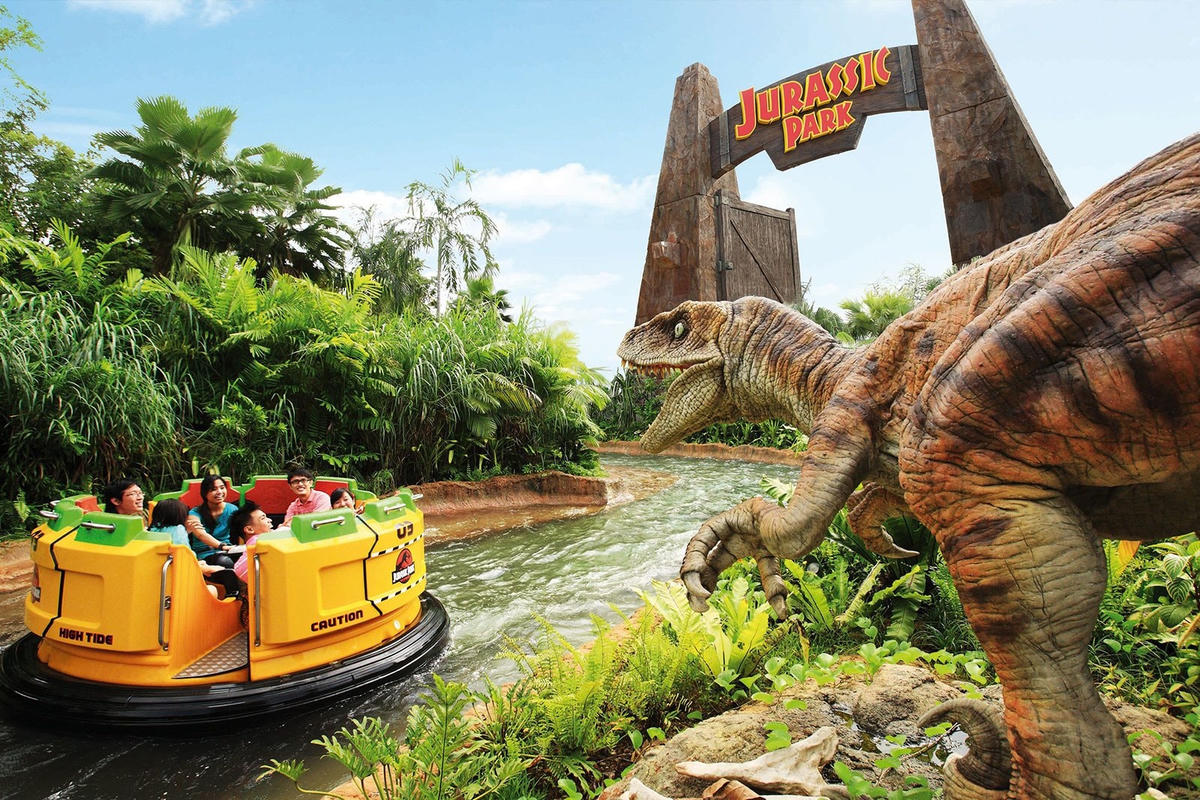Công viên giải trí tại hòn đảo Sentosa, Singapore. Ảnh: CNA.