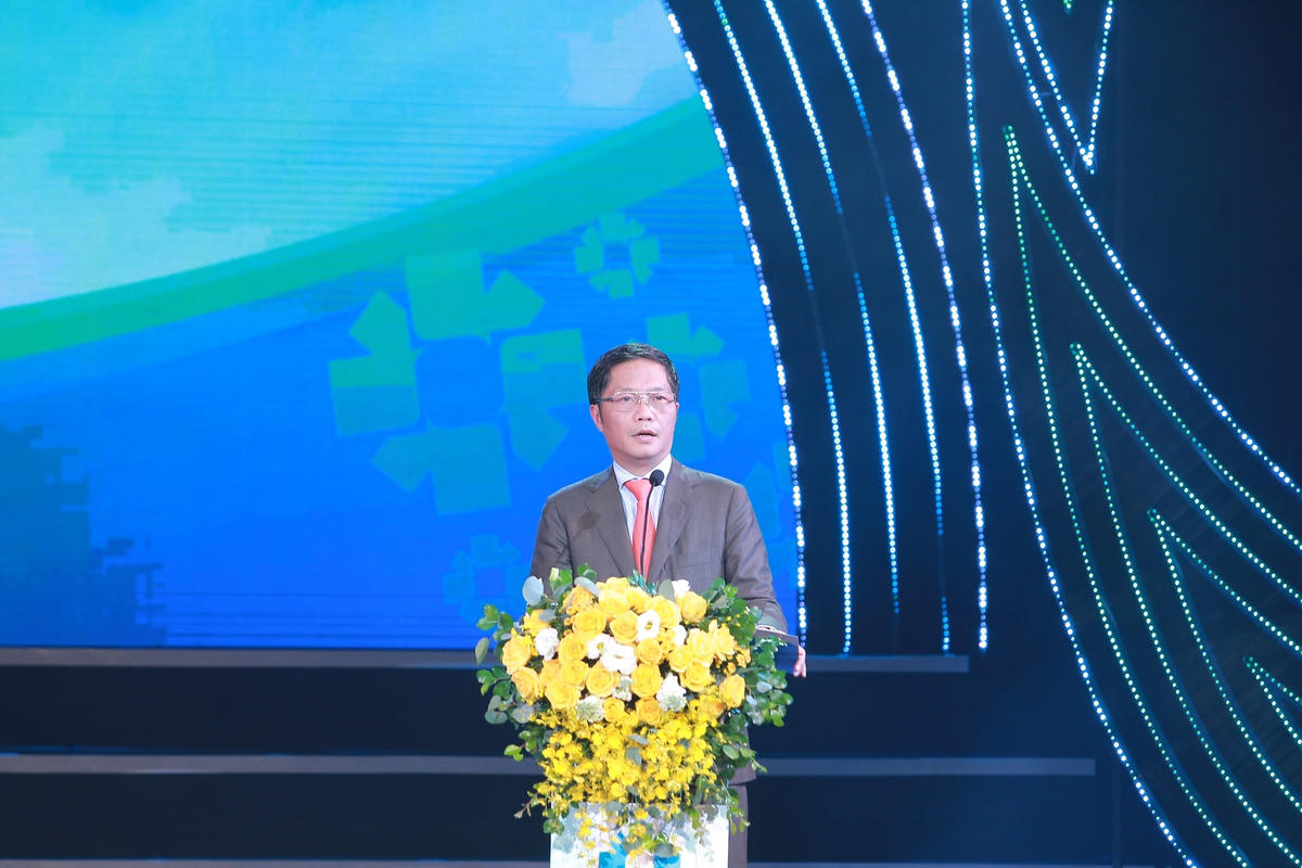 Bộ trưởng Bộ Công Thương Trần Tuấn Anh phát biểu tại lễ trao giải