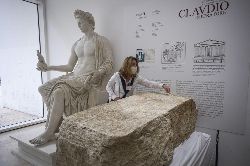 Phiến đá travertine. (Nguồn: Getty Images).