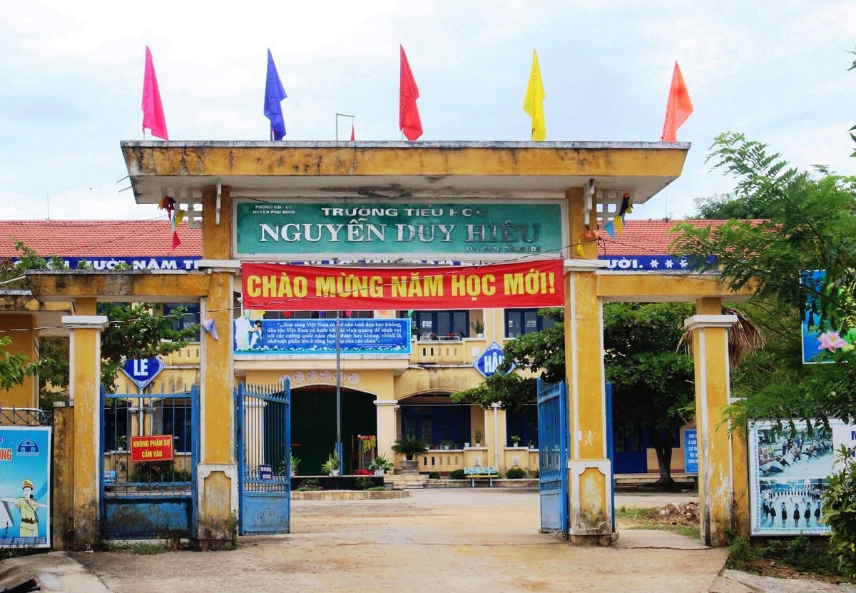 Trường Nguyễn Duy Hiệu sẵn sàng cho năm học mới.