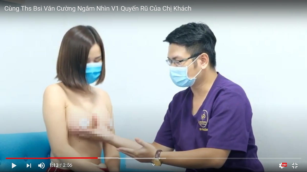 Những clip giới thiệu dịch vụ sử dụng hình ảnh phản cảm, dung tục.