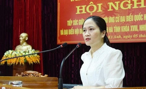 Bà Phạm Thị Thu Hà.