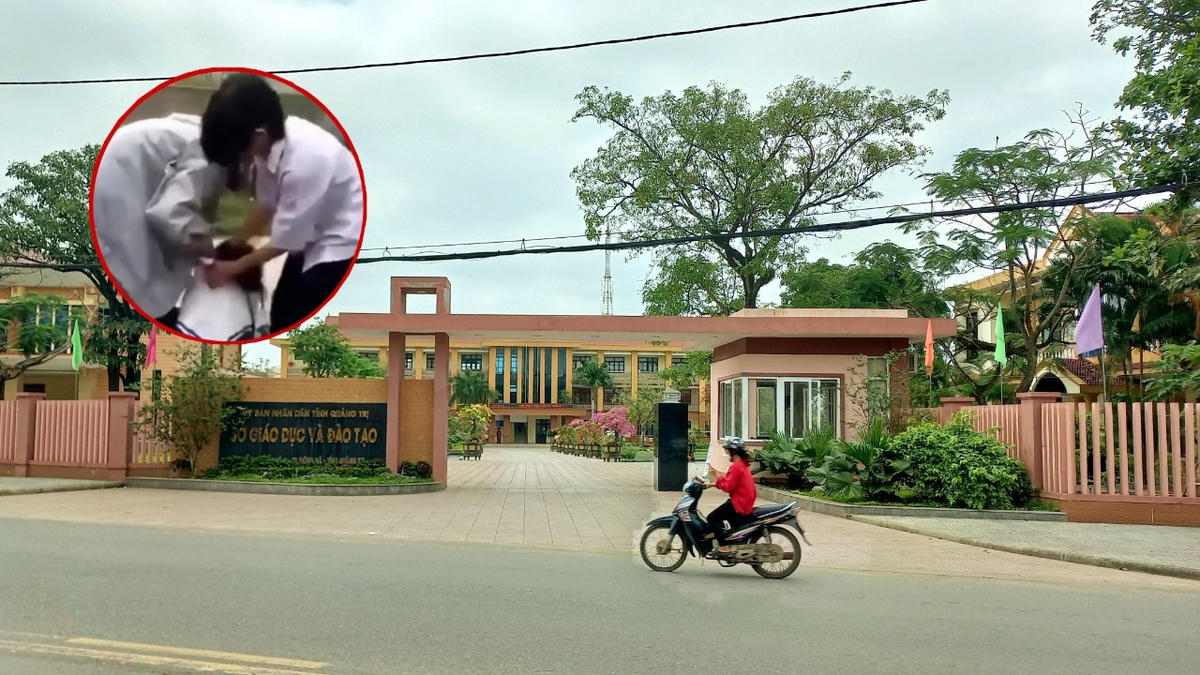 Sở Giáo dục và Đào tạo tỉnh Quảng Trị chờ kết luận từ phía Công an huyện Triệu Phong để có hướng xử lý cụ thể vụ việc 1 em HS lớp 7 bị 2 em HS lớp 8 đánh.