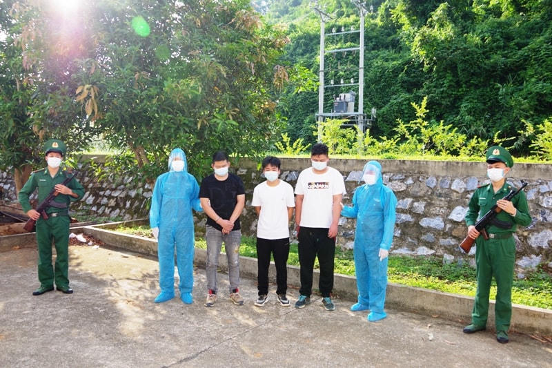 3 người đàn ông Trung Quốc nhập cảnh trái phép vào Việt Nam.