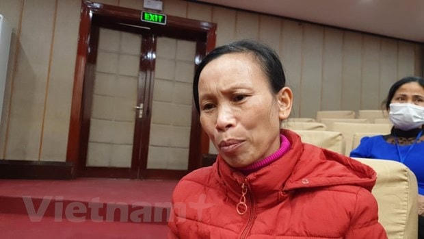 Bà Nguyễn Thị Lừng (Bắc Giang) cũng vừa phải trải qua nỗi đau mất con đột ngột. (Ảnh: PV/Vietnam+).