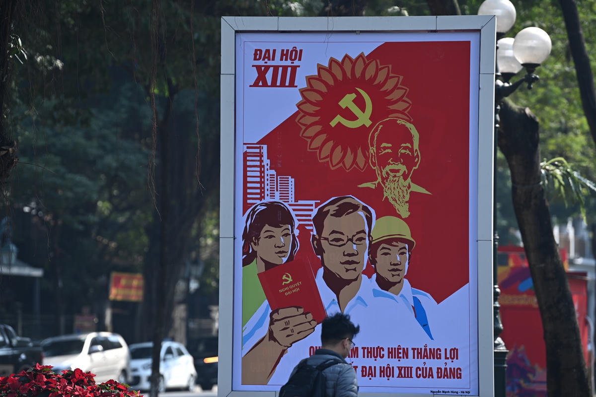 [ẢNH] Hà Nội chào mừng Đại hội Đảng