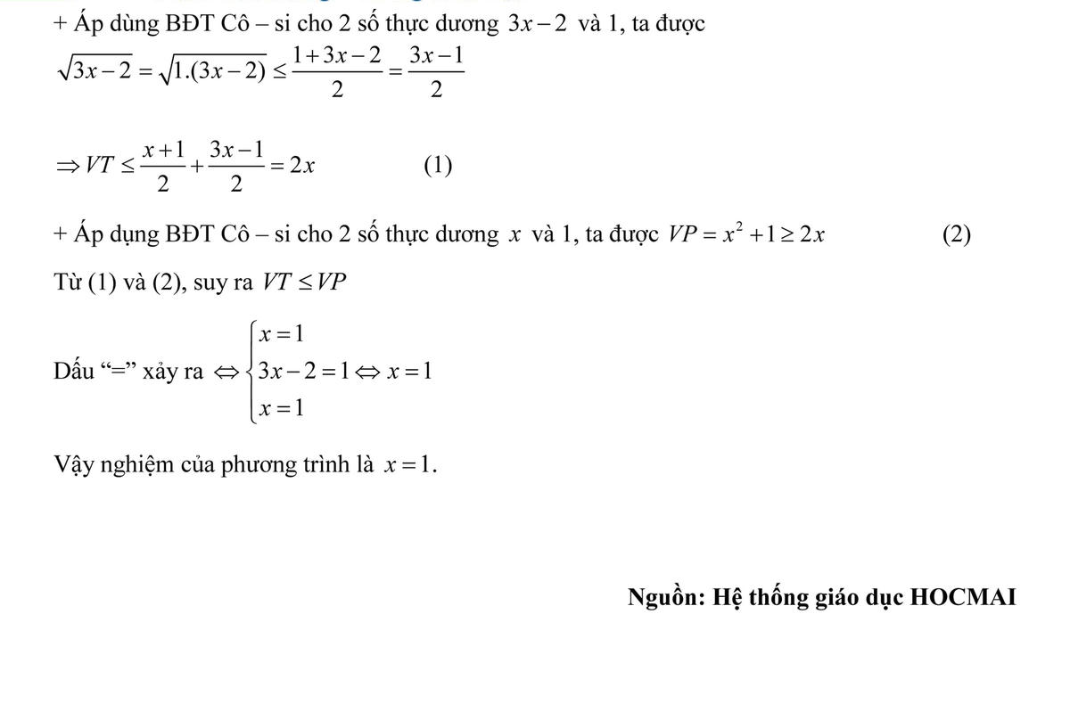 Gợi ý giải môn Toán kỳ thi tuyển sinh lớp 10 Hà Nội