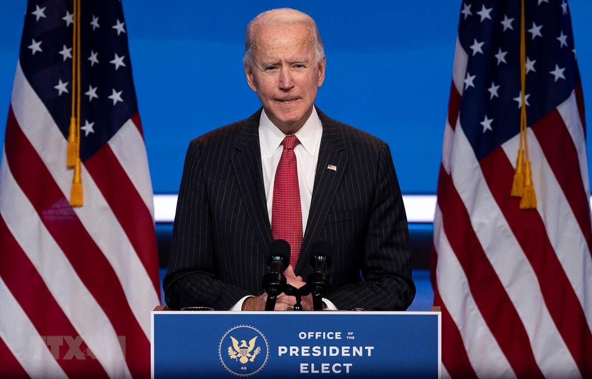 Ông Joe Biden phát biểu tại Wilmington, Delaware, Mỹ, ngày 19/11/2020. Ảnh: AFP/TTXVN.  