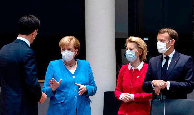 Các nhà lãnh đạo EU tại hội nghị thượng đỉnh tổ chức tại Brussels. Nguồn: CNN.