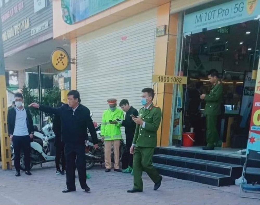 Hiện trường nơi xảy ra vụ việc