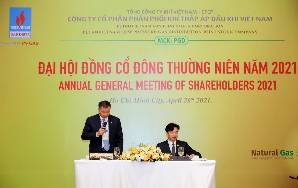 PV GAS D tổ chức thành công ĐHĐCĐ thường niên năm 2021: Thông qua 12 tờ trình, chia cổ tức năm 2020 20% vốn điều lệ