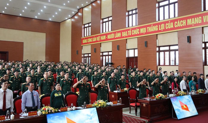 Các đại biểu tham dự đại hôi. Ảnh BQP .