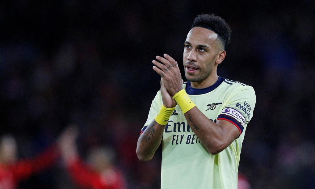 Aubameyang đá 163 trận, ghi 92 bàn cho Arsenal sau vụ chuyển nhượng kỷ lục CLB trị giá 79 triệu USD hồi tháng 1/2017. Ảnh: Reuters