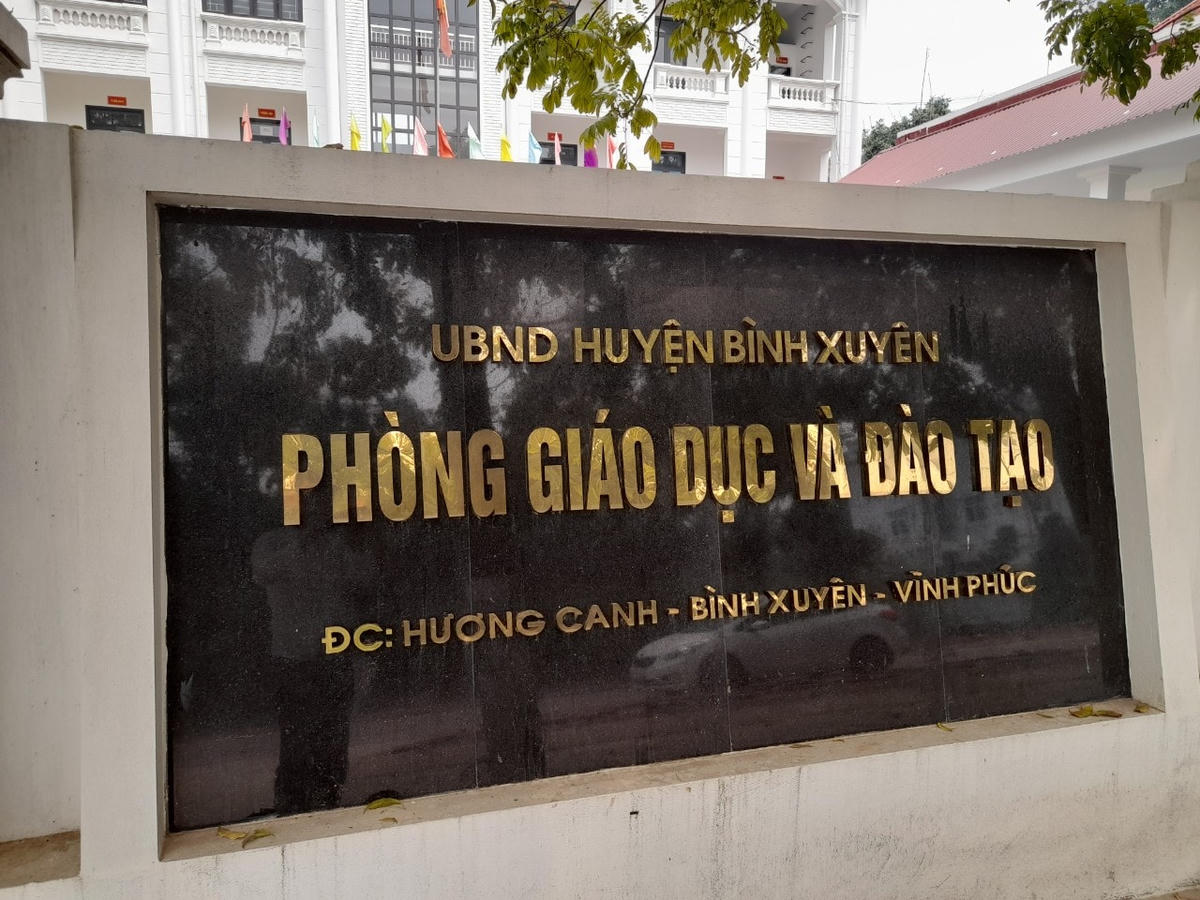 Trụ sở Phòng GDĐT huyện Bình Xuyên (Vĩnh Phúc).