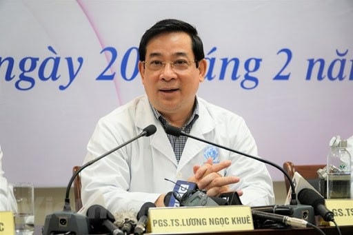 Phó giáo sư Lương Ngọc Khuê, Cục trưởng Cục Quản lý Khám, chữa bệnh. (Ảnh: Hiếu Hoàng/Vietnam+).