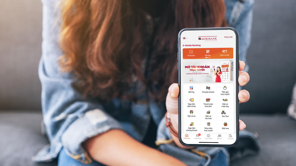 Tài khoản trực tuyến Agribank 'ghi điểm' với người dùng