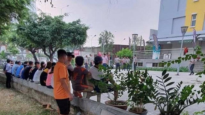 Hiện trường vụ việc.
