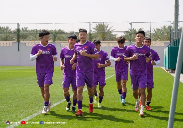 U23 Việt Nam sẵn sàng cho trận gặp Croatia (Ảnh: VFF).