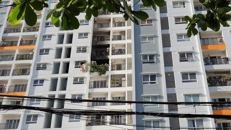 Vụ cháy chung cư khiến 2 phụ nữ tử vong.