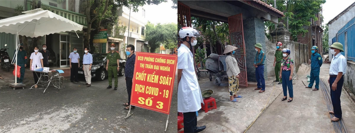 Huyện Mỹ Đức, Hà Nội nghiêm chỉnh thực hiện chỉ thị giãn cách xã hội phòng, chống dịch.  