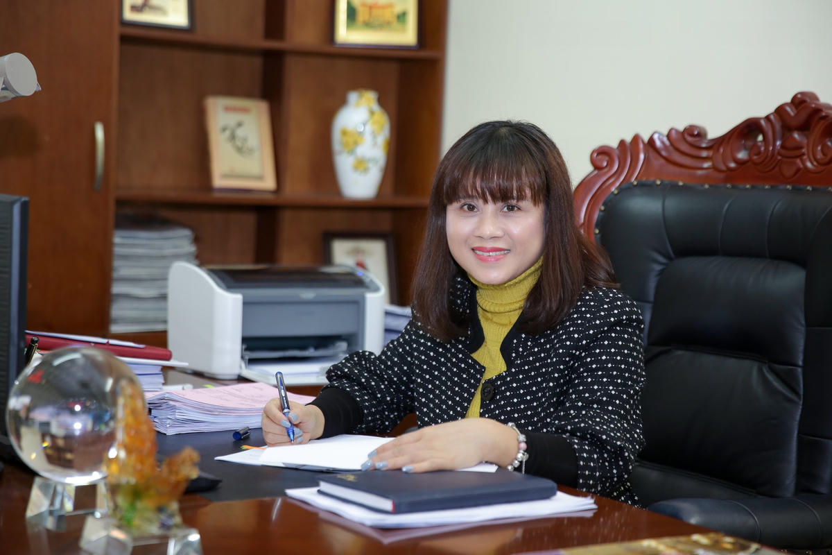 Cục trưởng Cục Văn hoá cơ sở (Bộ VHTTDL) Ninh Thị Thu Hương. (ảnh: Minh Khánh).