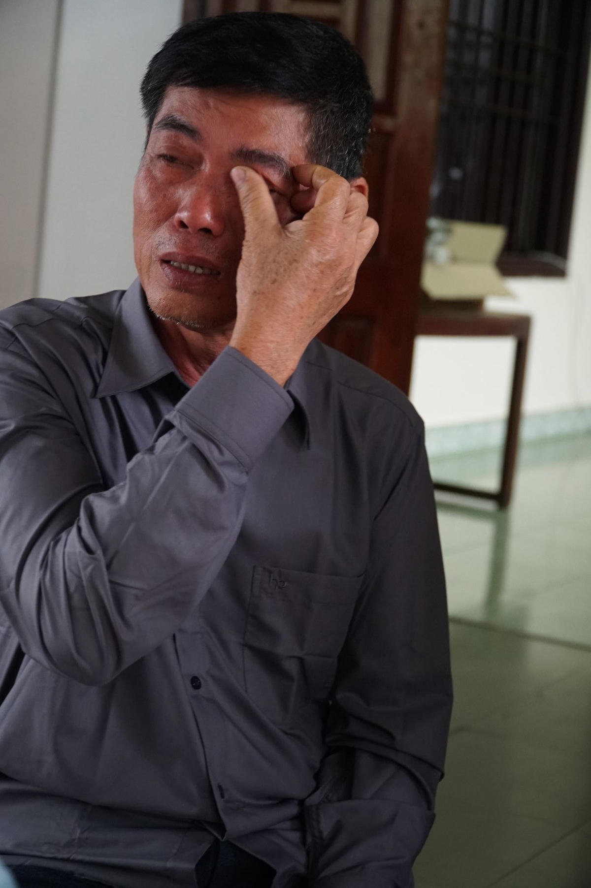 Nỗi buồn khôn tả của ông Anh trước sự hi sinh của người con trai út