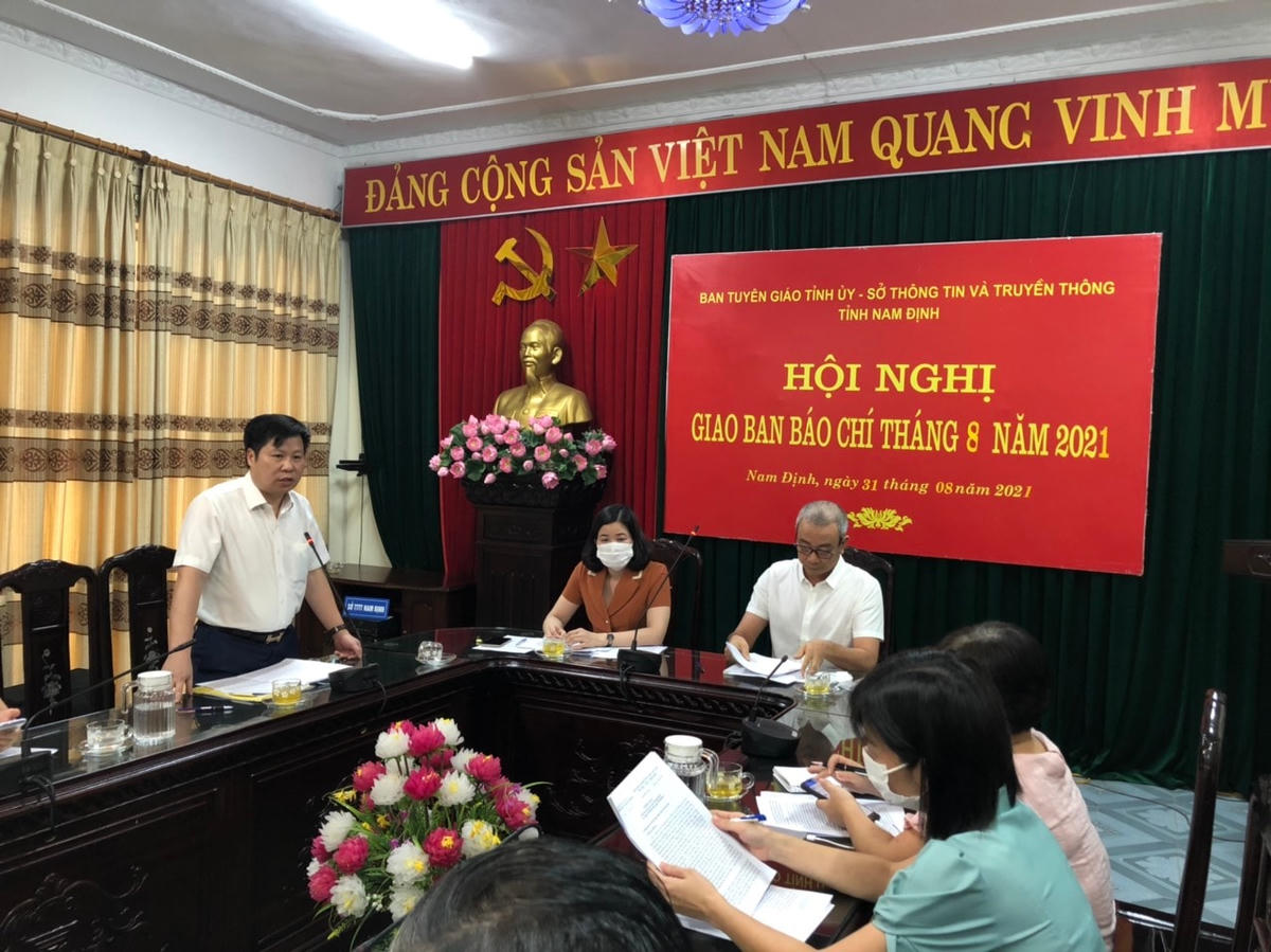 Phó Giám đốc Sở Giáo dục-Đảo tạo Nam Định Vũ Đức Thọ thông tin về công tác chuẩn bị năm học mới ở tỉnh Nam Định.