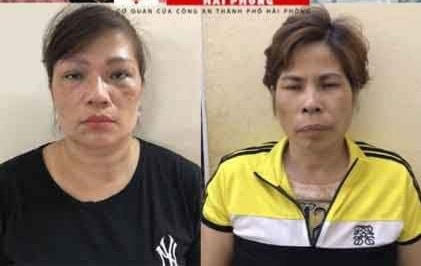 Các đối tượng trong đường dây đánh lô, đề tại cơ quan công an.