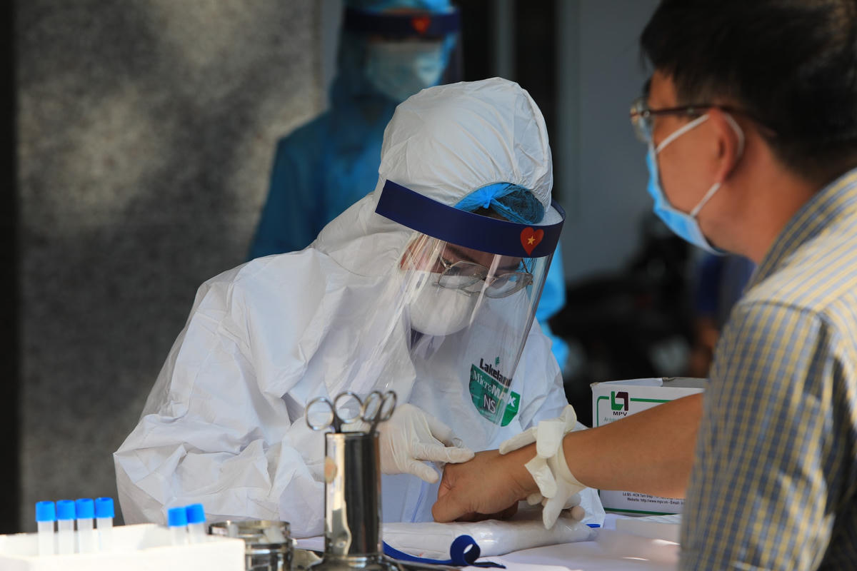 Xét nghiệm Covid-19. Ảnh minh họa.
