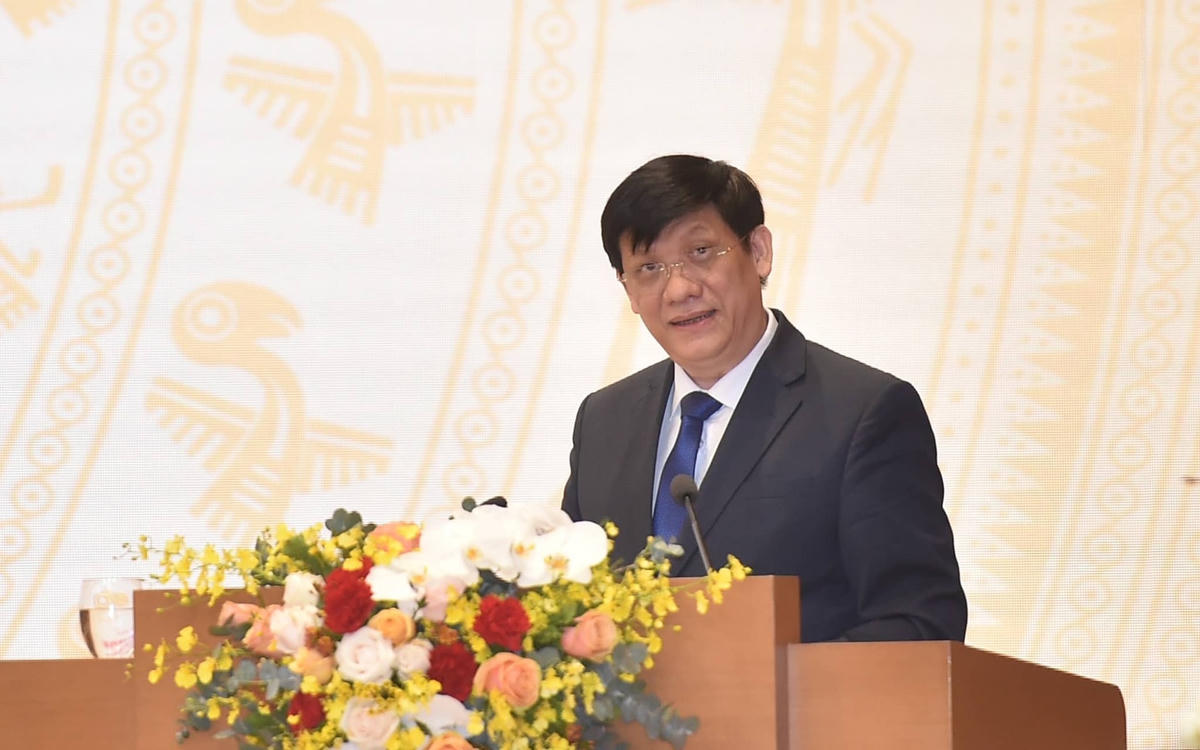 Bộ trưởng Bộ Y tế Nguyễn Thanh Long: Ảnh Quang Hiếu.