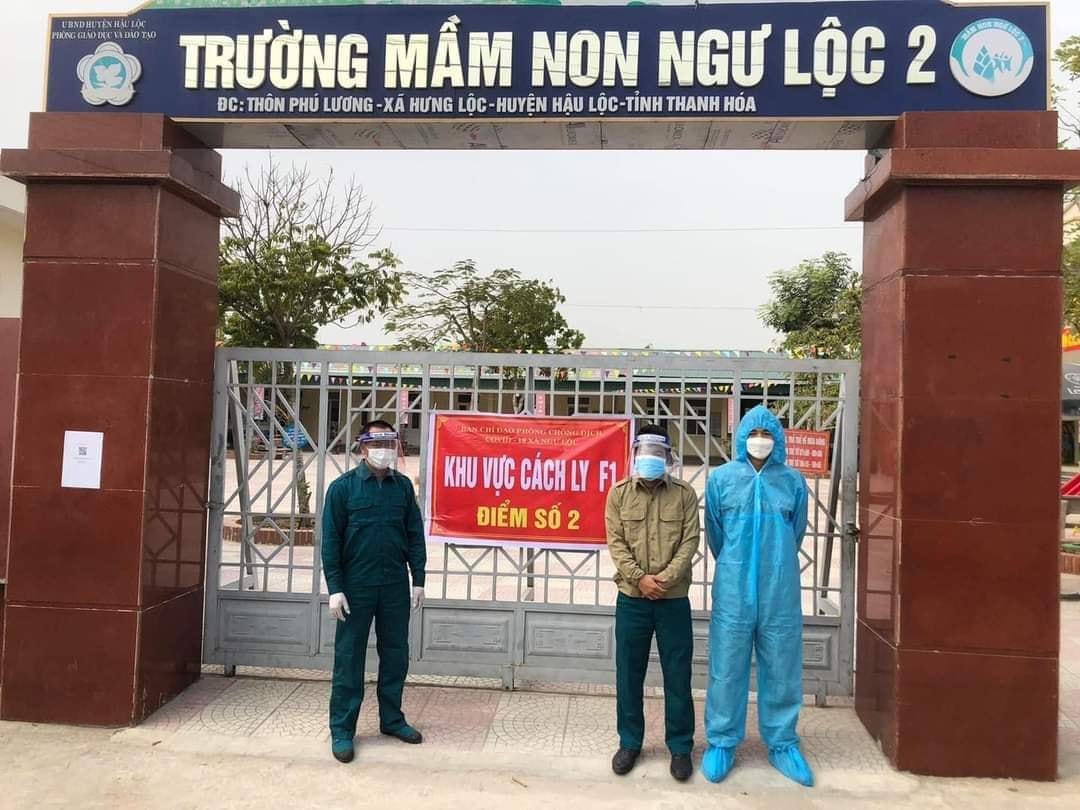 Huyện Hậu Lộc cải tạo Trường mầm non Ngư Lộc 2 làm nơi cách ly.