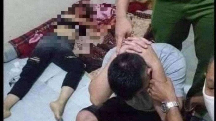 Lò Văn Thái bị bắt giữ ngay tại phòng trọ xảy ra án mạng. 