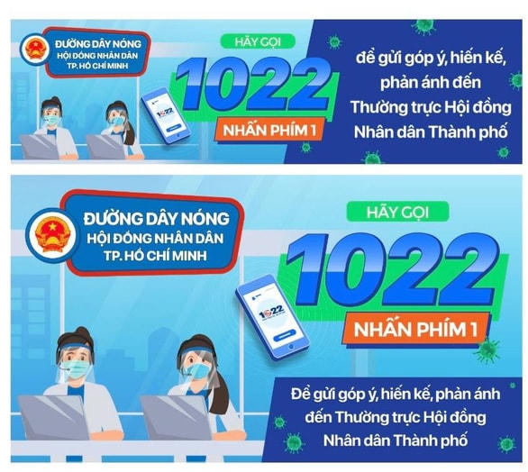 Hướng dẫn về phản ánh thông tin liên quan đến Covid-19 đến tổng đài 1022.