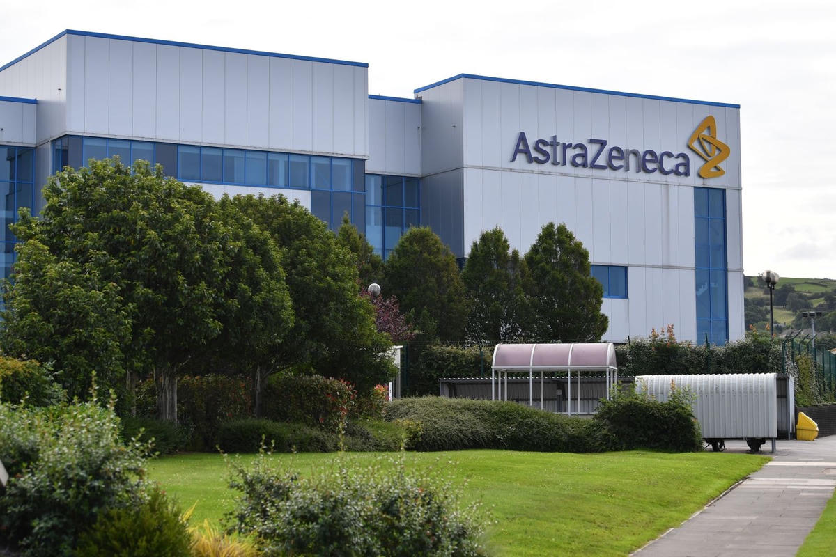 Văn phòng Hãng dược phẩm AstraZeneca tại Macclesfield, Cheshire, Anh.