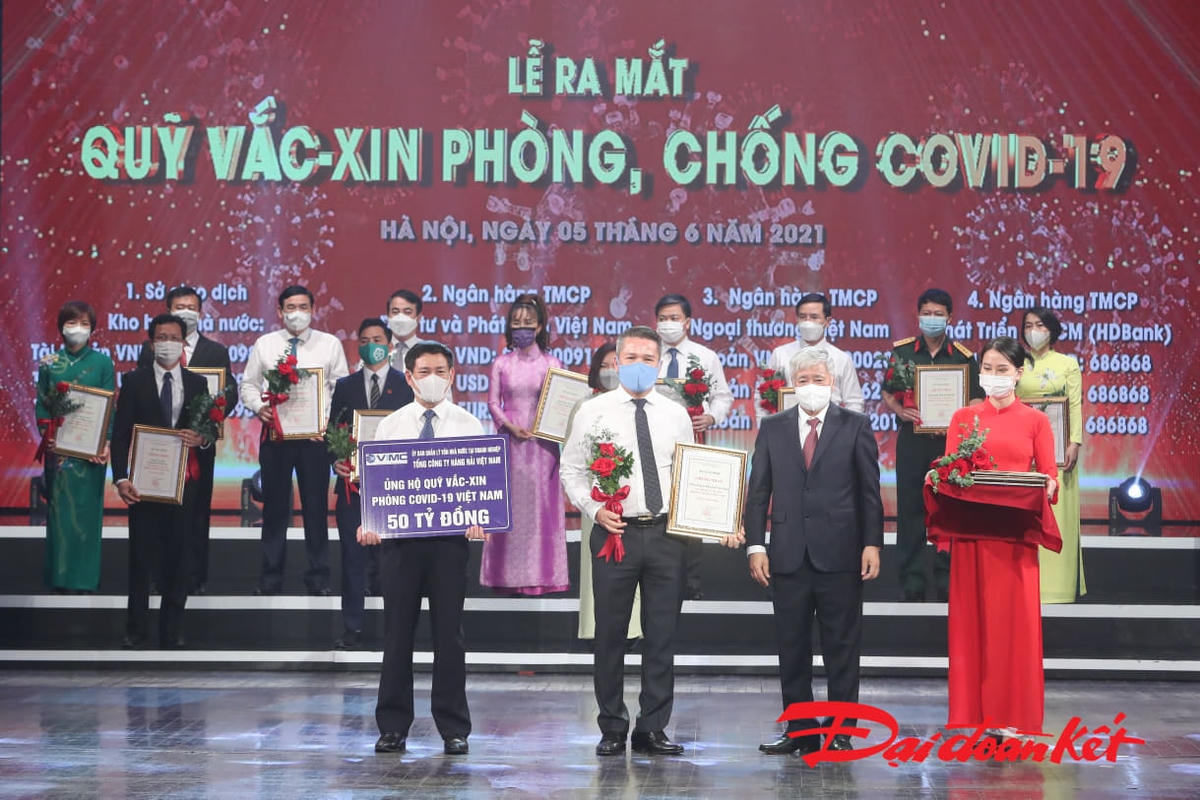Ra mắt Quỹ Vaccine phòng, chống Covid-19: Chung tay đẩy lùi đại dịch 