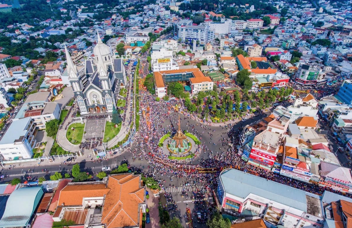 Tốc độ đô thị hoá tại TP Thủ Dầu Một đang tăng hàng ngày. Ảnh: D. Nghĩa