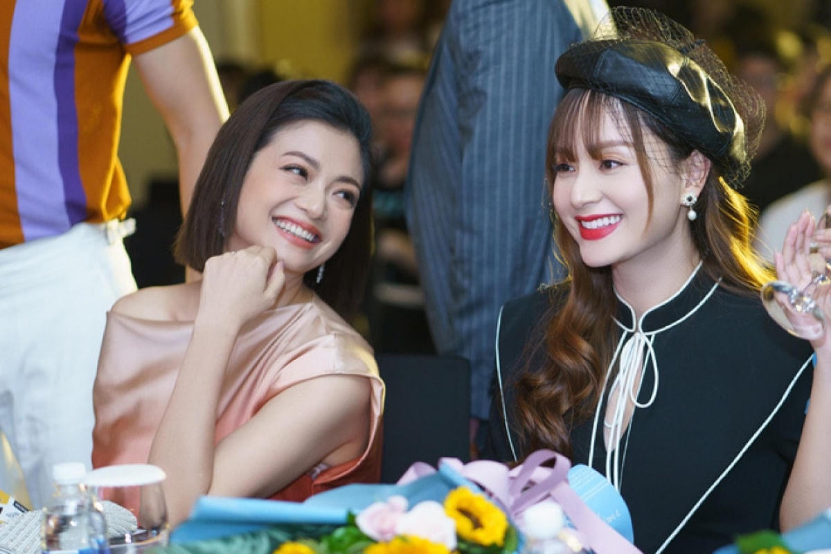 Lan Phương cùng Kiều Anh.