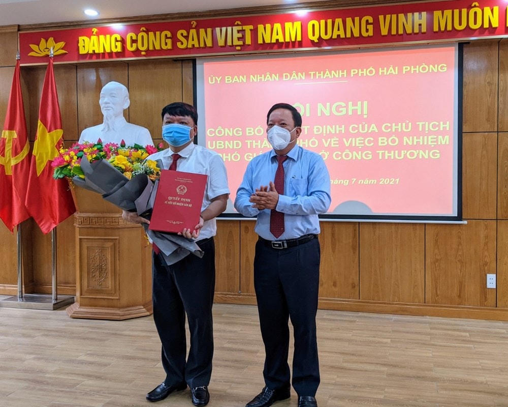 Ông Hân nhận nhiệm vụ tại Sở Công thương 